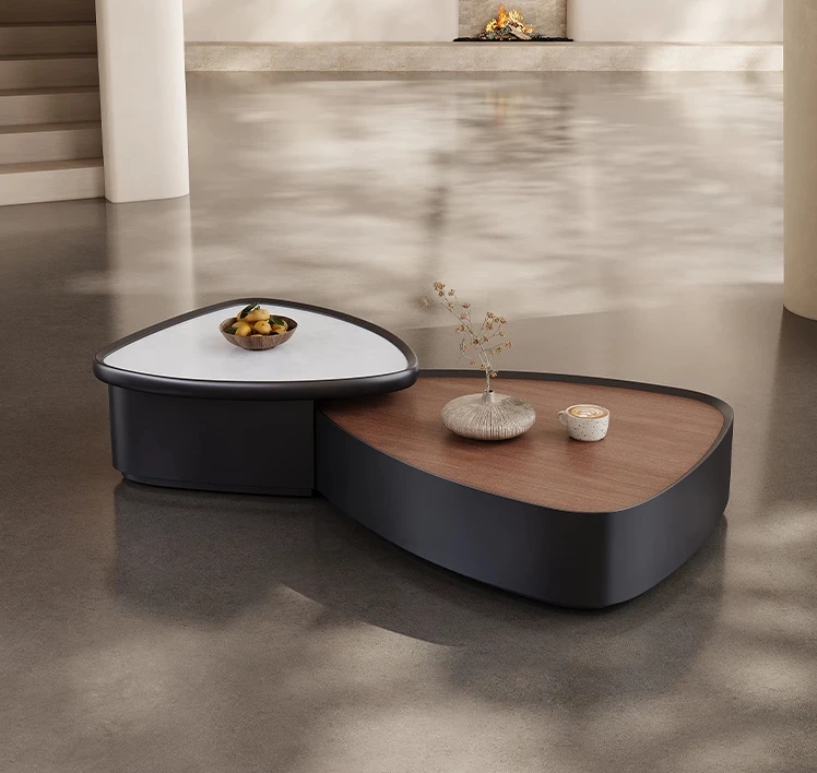 Italian medieval style coffee table household living room small apartment premium triangular walnut coffee table
Italian medieval style coffee table household living room small apartment premium triangular walnut coffee table