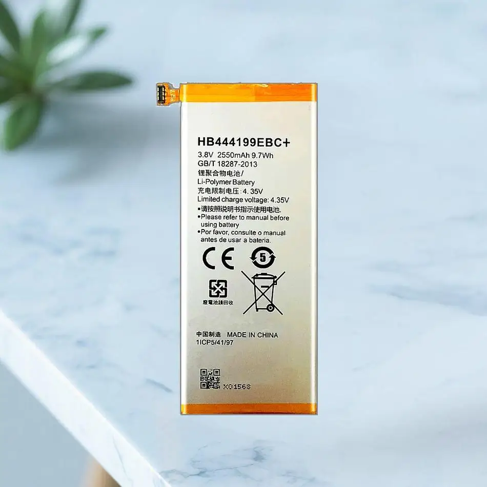 Mobile Phone Battery HB444199EBC+ 2550Mah For Huawei G Play Mini 4C C8818 Chm- CL00 Chm-TL00H Chm-UL00
Mobile Phone Battery HB444199EBC+ 2550Mah For Huawei G Play Mini 4C C8818 Chm- CL00 Chm-TL00H Chm-UL00