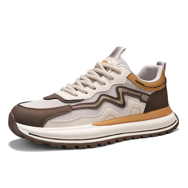 Mesh sports and casual shoes, fashionable and versatile outdoor men's shoes, motorcycle thick soled comfortable sneakers
Mesh sports and casual shoes, fashionable and versatile outdoor men's shoes, motorcycle thick soled comfortable sneakers