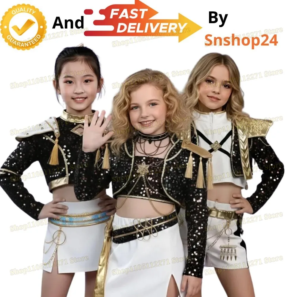 Anime KPOP Huntrix Mira Rumi Zoey Cosplay Kids Costume Wig KPop Demon Hunters Uniform For Women Girls Halloween Party Props 
Anime KPOP Huntrix Mira Rumi Zoey Cosplay Kids Costume Wig KPop Demon Hunters Uniform For Women Girls Halloween Party Props