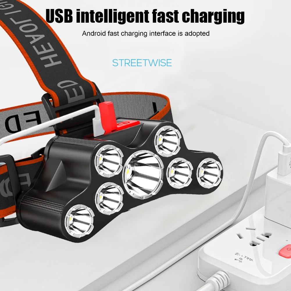 LED Headlamp Head-Mounted Flashlight Outdoor Household Long-Range Rechargeable Night Fishing Headlight Outdoor Tool
LED Headlamp Head-Mounted Flashlight Outdoor Household Long-Range Rechargeable Night Fishing Headlight Outdoor Tool