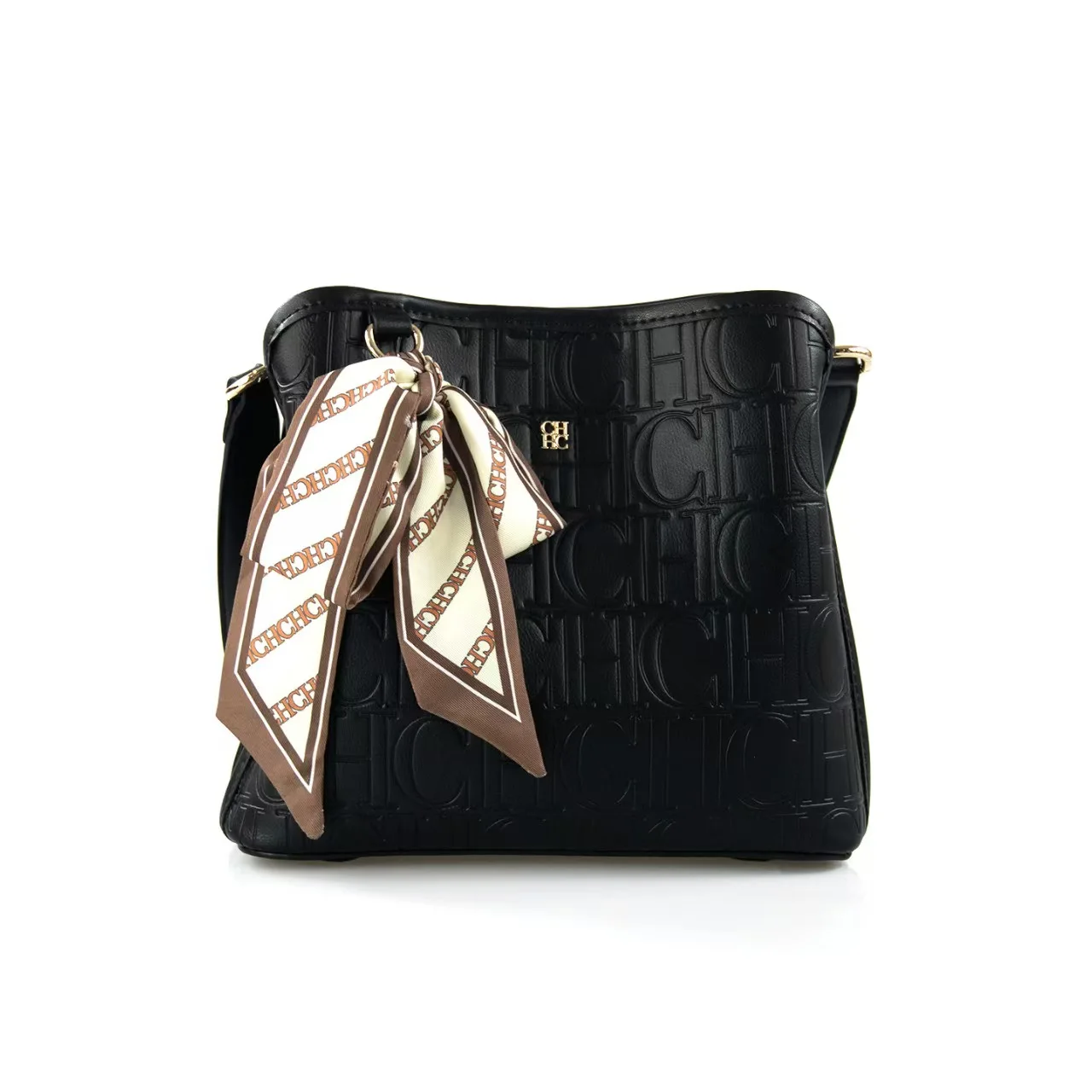 CHCH Retro Embossed Women's Crossbody Bag with Scarf European American Style Letter Floral Print Single-Shoulder Bag for Ladies
CHCH Retro Embossed Women's Crossbody Bag with Scarf European American Style Letter Floral Print Single-Shoulder Bag for Ladies