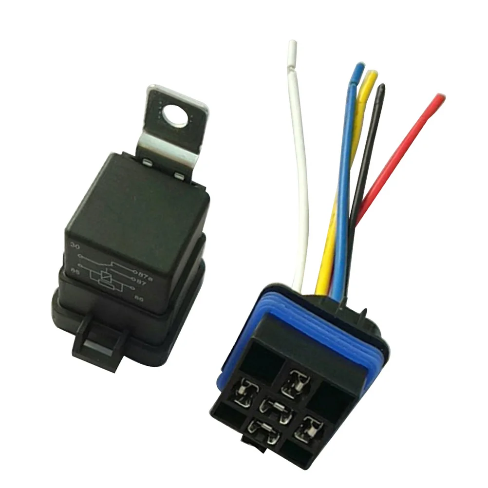12V 40A Pin Waterproof Relay Socket Base Holder With Wire Auto Interior Engine Parts Fpr Car Truck RV A20
12V 40A Pin Waterproof Relay Socket Base Holder With Wire Auto Interior Engine Parts Fpr Car Truck RV A20