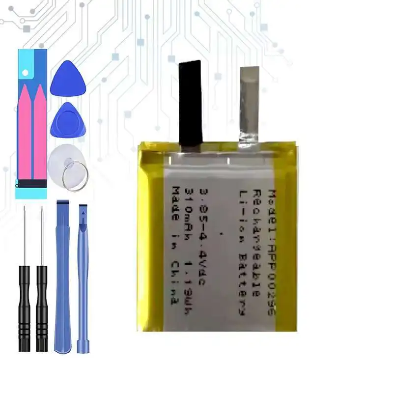 APP00296 Только ячейка, без кабеля и ПК Прочный аккумулятор для умных часов 310 мАч для Fossil Gen 5 Gen5 Fossil Julianna HR FTW6035
APP00296 Только ячейка, без кабеля и ПК Прочный аккумулятор для умных часов 310 мАч для Fossil Gen 5 Gen5 Fossil Julianna HR FTW6035