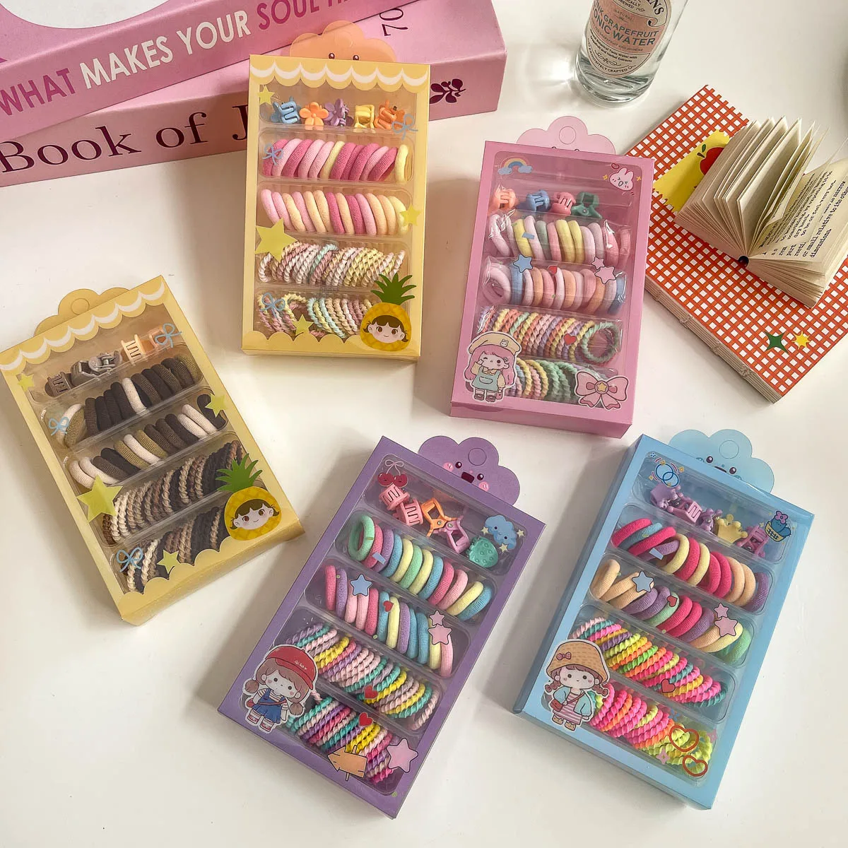1 Set Korean Dopamine Color Baby Hair Rope Tie Rubber Band Mini Children's Elastic Hair Band Headdress Hair Accessories Headwear
1 Set Korean Dopamine Color Baby Hair Rope Tie Rubber Band Mini Children's Elastic Hair Band Headdress Hair Accessories Headwear