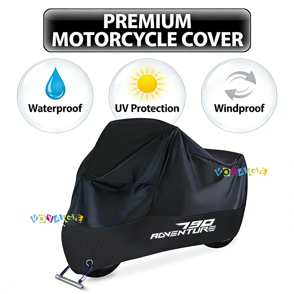 Для Ktm 790 Adventure Adv 790Adv чехол водонепроницаемый уличный скутер УФ-защита от пыли дождевик аксессуары для мотоциклов
Для Ktm 790 Adventure Adv 790Adv чехол водонепроницаемый уличный скутер УФ-защита от пыли дождевик аксессуары для мотоциклов