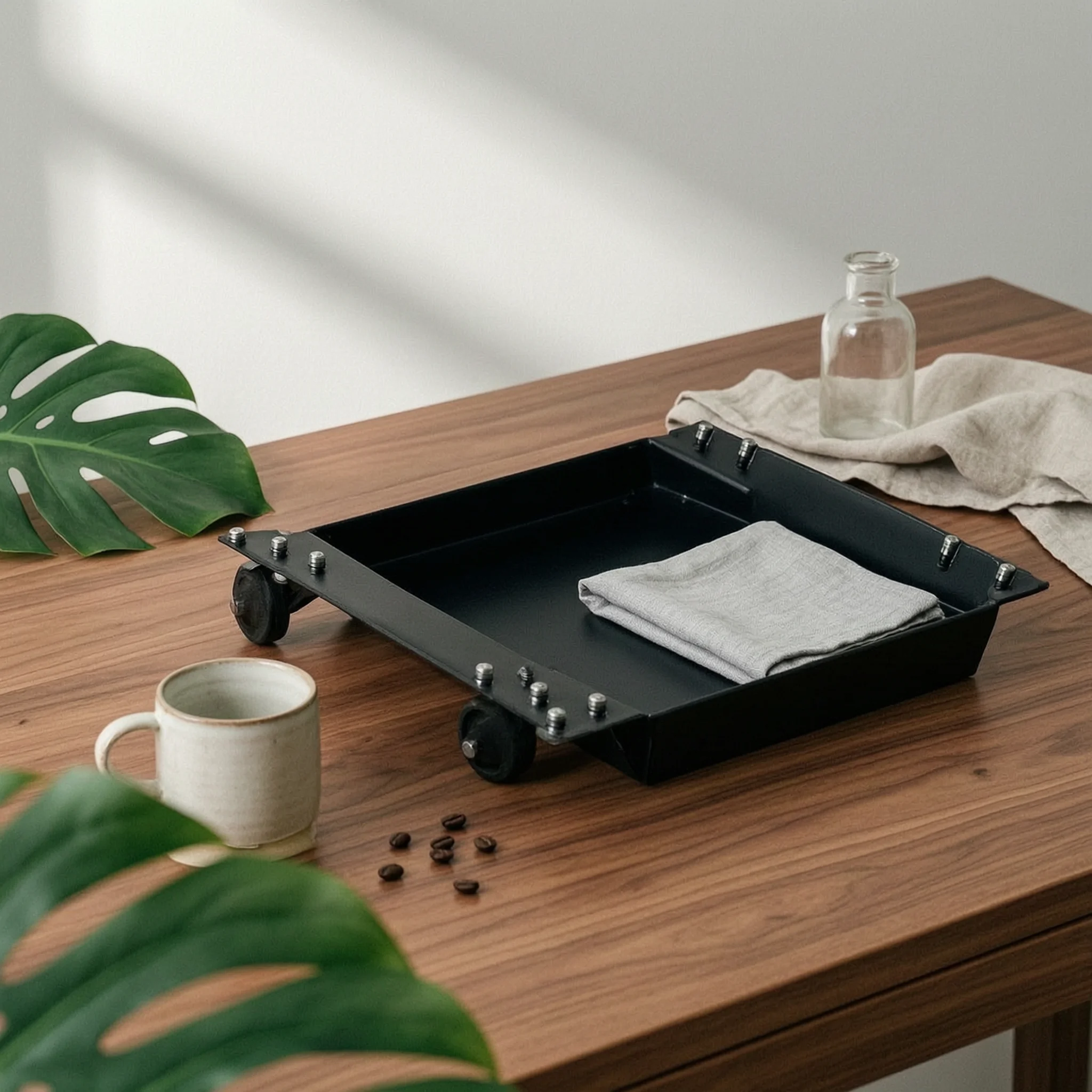 Rolling Tray Frame Compact Mobile Base with Casters Mobile Tool Base Portable Long-Lasting for Workshop, Garage
Rolling Tray Frame Compact Mobile Base with Casters Mobile Tool Base Portable Long-Lasting for Workshop, Garage
