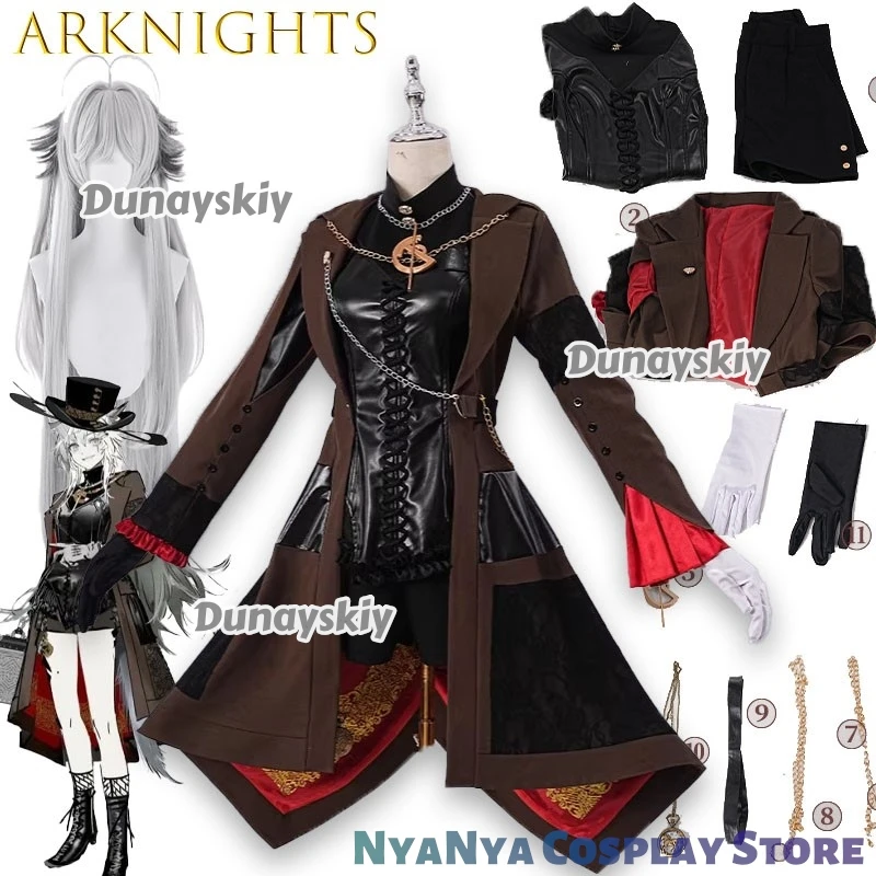Костюм для косплея Arknights Lapland Auditory Synesthesia в стиле киберпанк, зимний, полный комплект, для женщин, на Хэллоуин, Dunayskiy@@
Костюм для косплея Arknights Lapland Auditory Synesthesia в стиле киберпанк, зимний, полный комплект, для женщин, на Хэллоуин, Dunayskiy@@