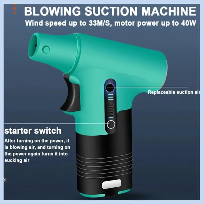 AS63-Brushless Motor Jet Fan 120,000RPM Turbofan High Power Dust Blower Compressed Air Duster Keyboard Cleaning Tool Grey Easy T
AS63-Brushless Motor Jet Fan 120,000RPM Turbofan High Power Dust Blower Compressed Air Duster Keyboard Cleaning Tool Grey Easy T