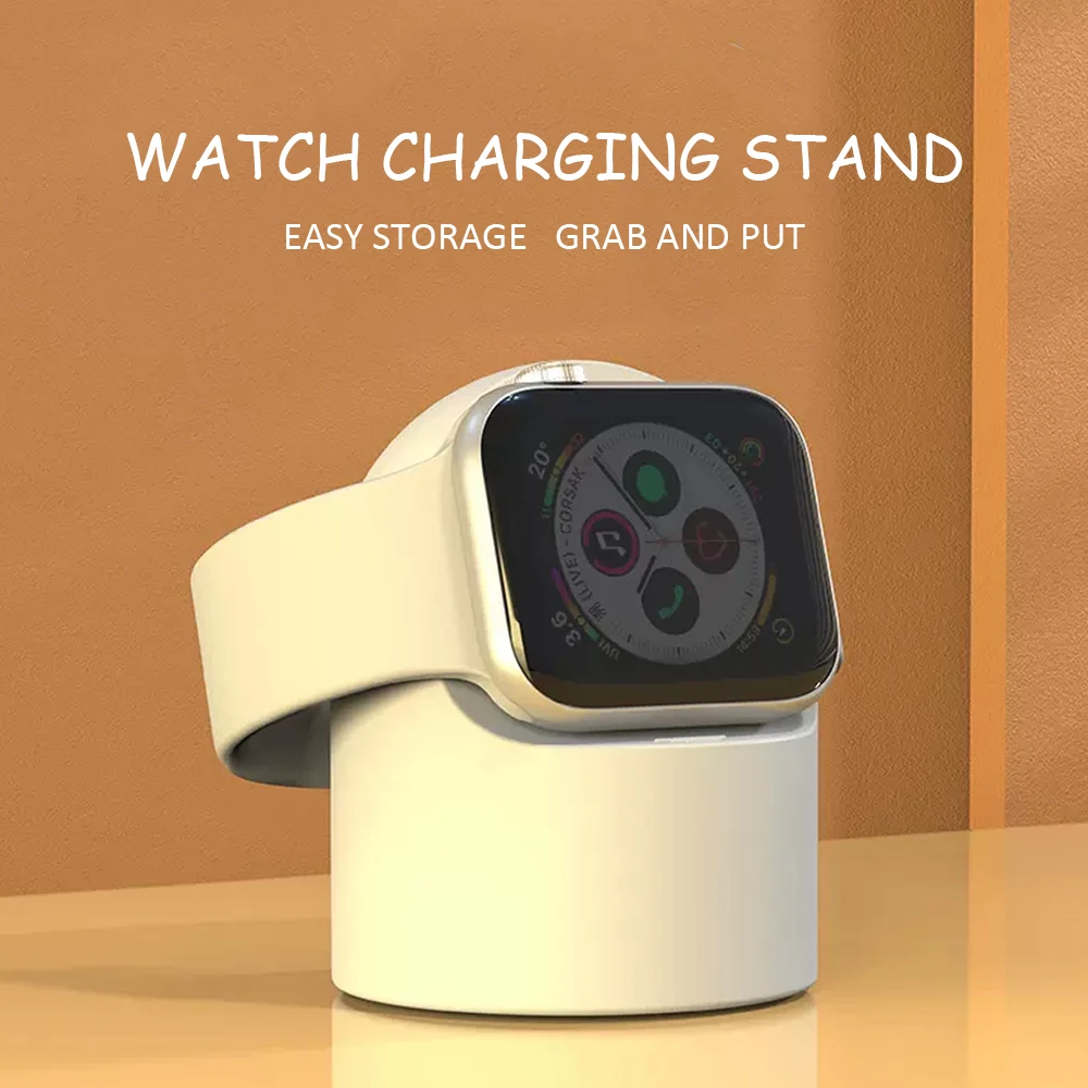 Charger Stand For Apple Watch Series Ultra/8/SE2/7/6/SE/4/3 49mm/45mm/44mm/42mm/41mm/40mm/38mm Durable Silicone Nightstand Mode
Charger Stand For Apple Watch Series Ultra/8/SE2/7/6/SE/4/3 49mm/45mm/44mm/42mm/41mm/40mm/38mm Durable Silicone Nightstand Mode
