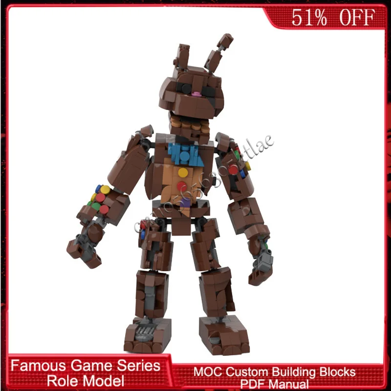 669 PCS Popular Game Character Series Gooey Chocolate Hare MOC Customize Modular Building Block Brick DIY Boy Toy Christmas Gift
669 PCS Popular Game Character Series Gooey Chocolate Hare MOC Customize Modular Building Block Brick DIY Boy Toy Christmas Gift