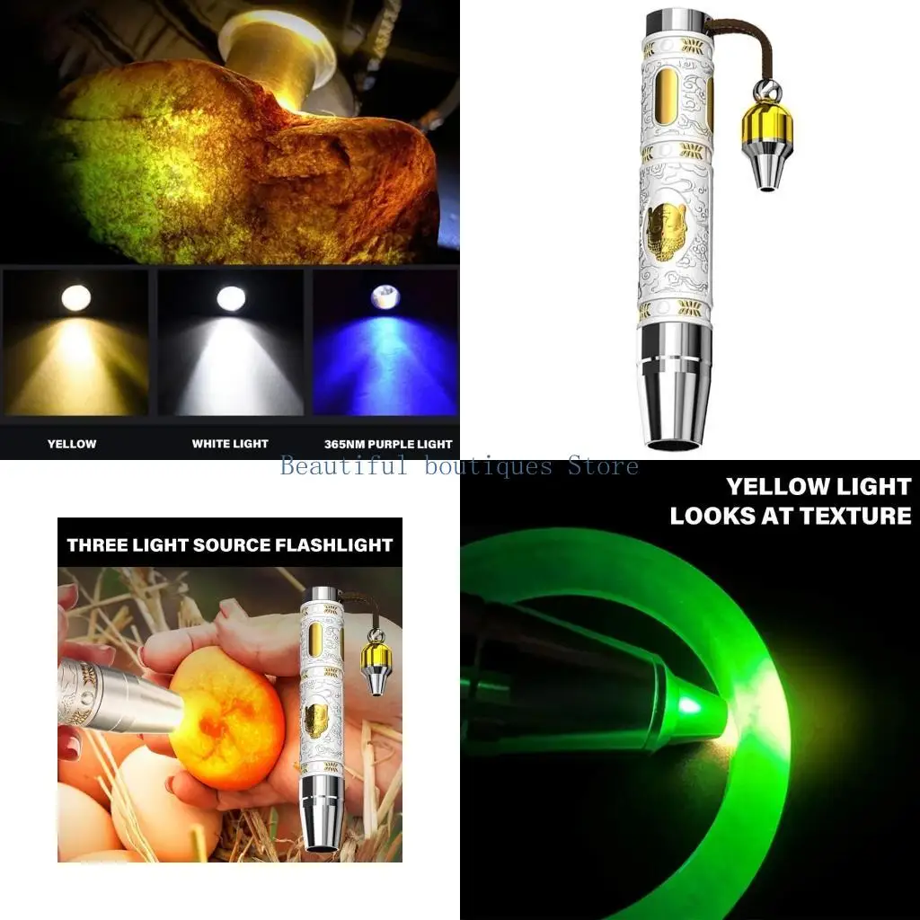 U4LF Multi Purpose LED Handheld Torch Professional Jadeite Identification Flashlight with Triple Lights for Exhibition
U4LF Multi Purpose LED Handheld Torch Professional Jadeite Identification Flashlight with Triple Lights for Exhibition