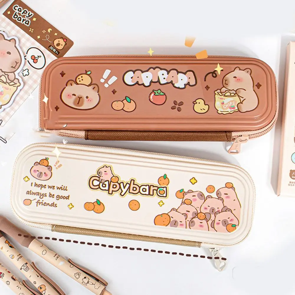 Cartoon Large Capacity Capybara Pen Bag Funny Single layer Capibala Pencil Case Waterproof Zipper Pen Pouch Children
Cartoon Large Capacity Capybara Pen Bag Funny Single layer Capibala Pencil Case Waterproof Zipper Pen Pouch Children