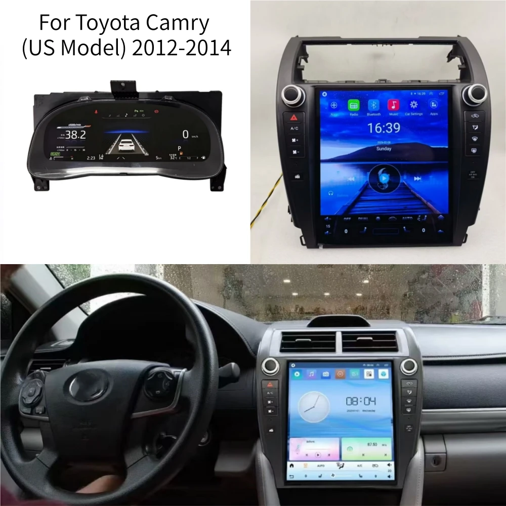 ЖК-дисплей приборной панели для Toyota Camry (модель для США) 2012-2014, цифровая приборная панель, спидометр, виртуальная панель приборов
ЖК-дисплей приборной панели для Toyota Camry (модель для США) 2012-2014, цифровая приборная панель, спидометр, виртуальная панель приборов