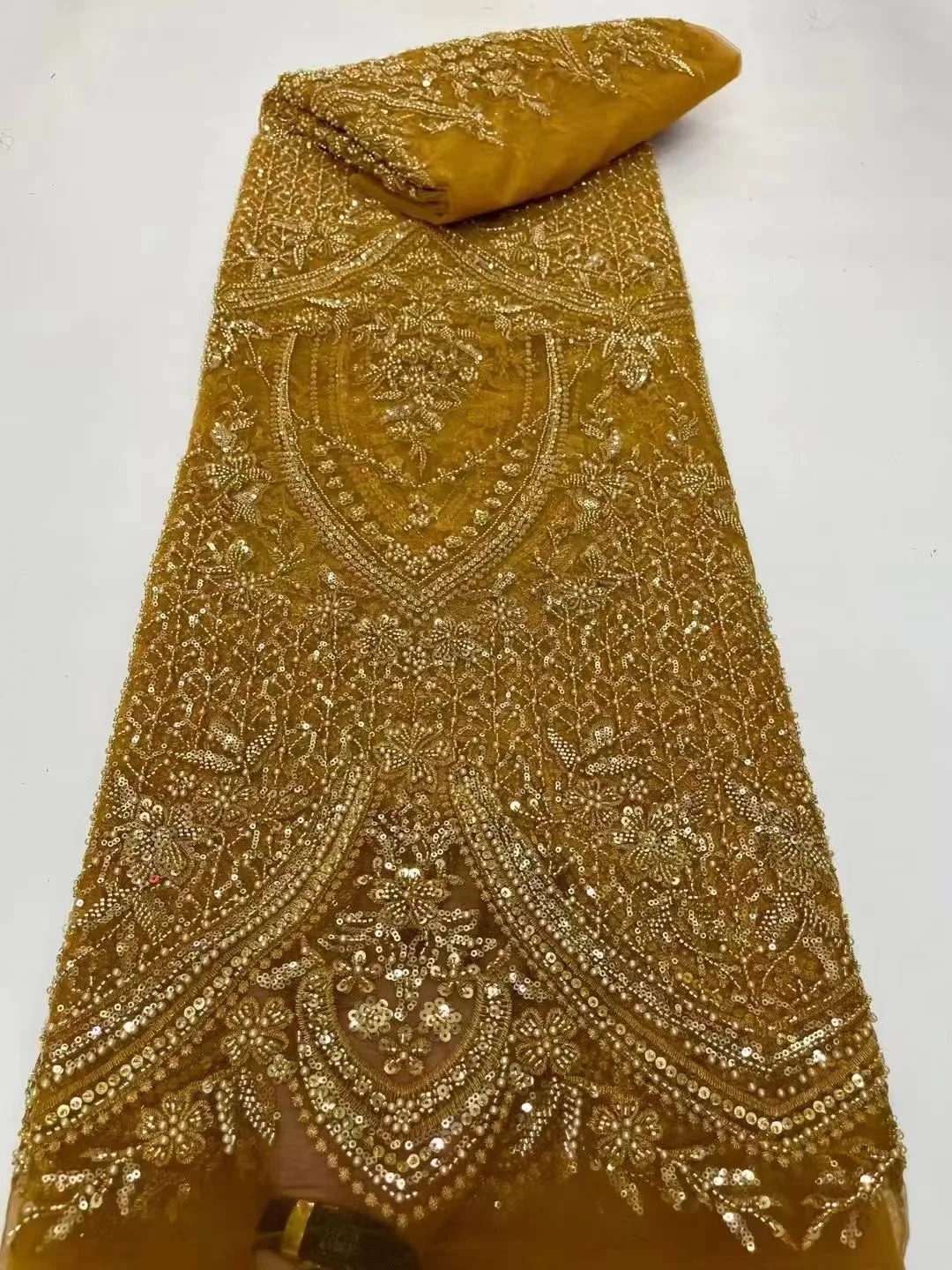 African Sequins Beaded Fabric Spring Summer Bead Mesh Fabric Women's Party Dress Evening Dress Women's Sequin Embroidery Fabric
African Sequins Beaded Fabric Spring Summer Bead Mesh Fabric Women's Party Dress Evening Dress Women's Sequin Embroidery Fabric