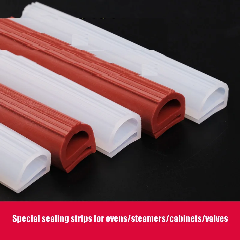 White/red Silicone E-type Rubber Strip High-temperature Resistant Mechanical Cabinet Oven Waterproof Sealing Strip
White/red Silicone E-type Rubber Strip High-temperature Resistant Mechanical Cabinet Oven Waterproof Sealing Strip
