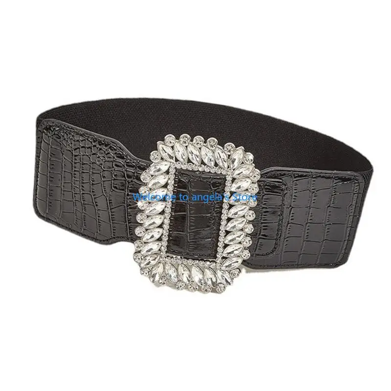 X4YC Элегантный эластичный корсетный пояс с большими стразами для точного определения размера талии
X4YC Элегантный эластичный корсетный пояс с большими стразами для точного определения размера талии