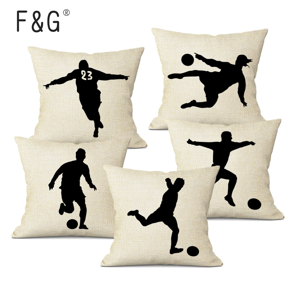 Play Football Cushion Cover Decor Nordic Sports Linen Pillow Case Decorative Throw Pillow Covers Sofa Home Decor
Play Football Cushion Cover Decor Nordic Sports Linen Pillow Case Decorative Throw Pillow Covers Sofa Home Decor