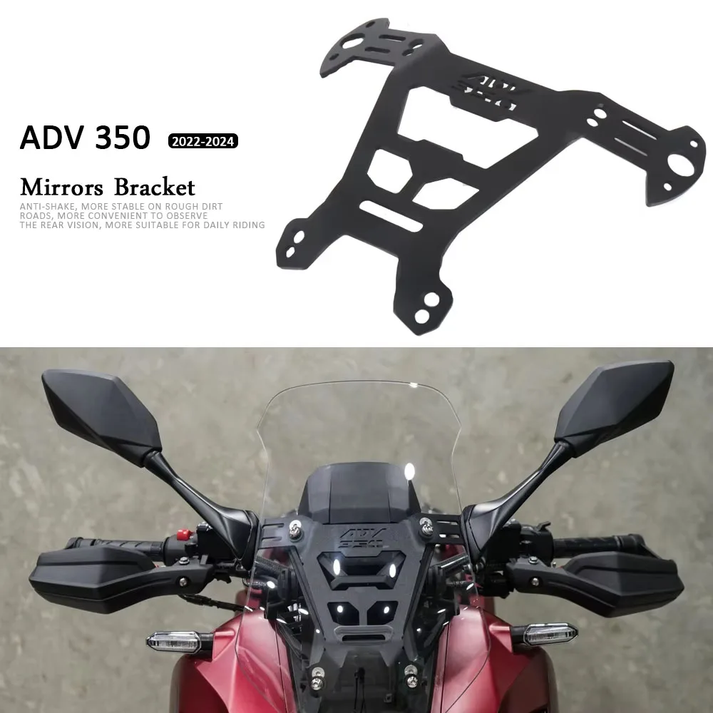 Side Mirrors Bracket Kit Windshield Rearview Mirrors ADV 350 2022 2023 2024 Motorcycle Accessories For HONDA ADV350 
Side Mirrors Bracket Kit Windshield Rearview Mirrors ADV 350 2022 2023 2024 Motorcycle Accessories For HONDA ADV350