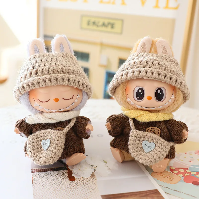 17cm Toy Doll Clothes for Labbubu Accessories Luxury Backpack New Original Clothing for Labalbu Sweater Outfit Mini Cute Bag Hat
17cm Toy Doll Clothes for Labbubu Accessories Luxury Backpack New Original Clothing for Labalbu Sweater Outfit Mini Cute Bag Hat