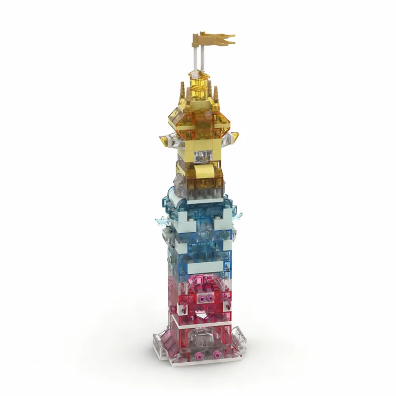 301pcs MOC Magical Transparent Tower Classic Model Building Blocks Construction Toy Christmas Gifts DIY Creative Idea Education
301pcs MOC Magical Transparent Tower Classic Model Building Blocks Construction Toy Christmas Gifts DIY Creative Idea Education