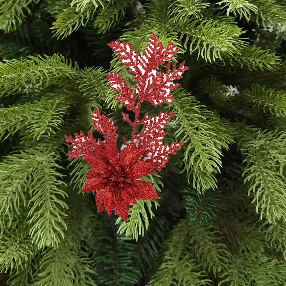 Hanging Pine Leaves Christmas Flowers DIY Handcraft Glitter Artificial Flower Durable Xmas Decorative Flowers Wedding
Hanging Pine Leaves Christmas Flowers DIY Handcraft Glitter Artificial Flower Durable Xmas Decorative Flowers Wedding
