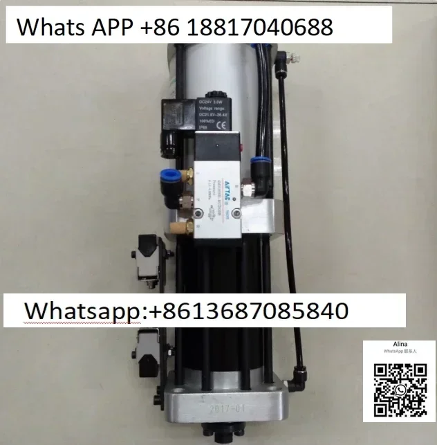 100% Taiwan Pneumatic Boosting Cylinder SUN-3000KG-13MM with Solenoid Valve and Limit Switch
100% Taiwan Pneumatic Boosting Cylinder SUN-3000KG-13MM with Solenoid Valve and Limit Switch
