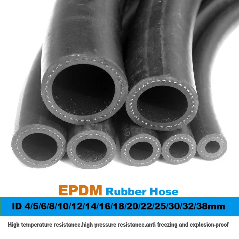 1M EPDM Rubber Hose ID 4/5/6/8/10/12/14/16/18/20/22/25/30/32/38mm Car Marine Machinery Warm Air Water Tank Cooling Water Pipe
1M EPDM Rubber Hose ID 4/5/6/8/10/12/14/16/18/20/22/25/30/32/38mm Car Marine Machinery Warm Air Water Tank Cooling Water Pipe