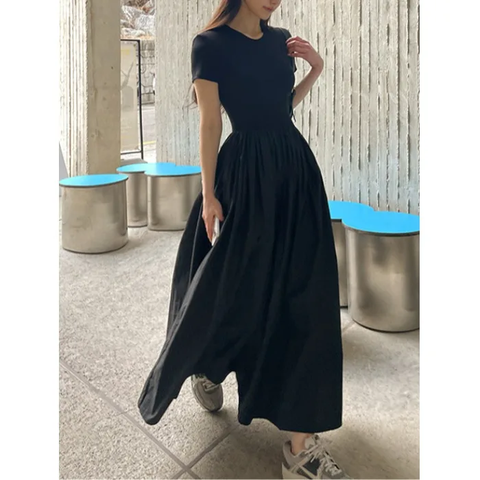 Sweet Fairy Korean Sle Spring Summer New Elastic Splice ort Sve Dr Slimming Long Dr Casual Versatile for Various...
Sweet Fairy Korean Sle Spring Summer New Elastic Splice ort Sve Dr Slimming Long Dr Casual Versatile for Various...