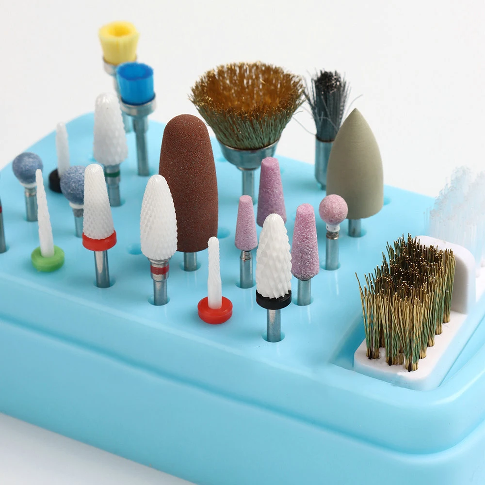 30 Holes 2IN1 Drill Grinding Polish Head Bit Holder Endo File Placement Case Block Nail Drill Bits Dentist Organizer Manicure 
30 Holes 2IN1 Drill Grinding Polish Head Bit Holder Endo File Placement Case Block Nail Drill Bits Dentist Organizer Manicure