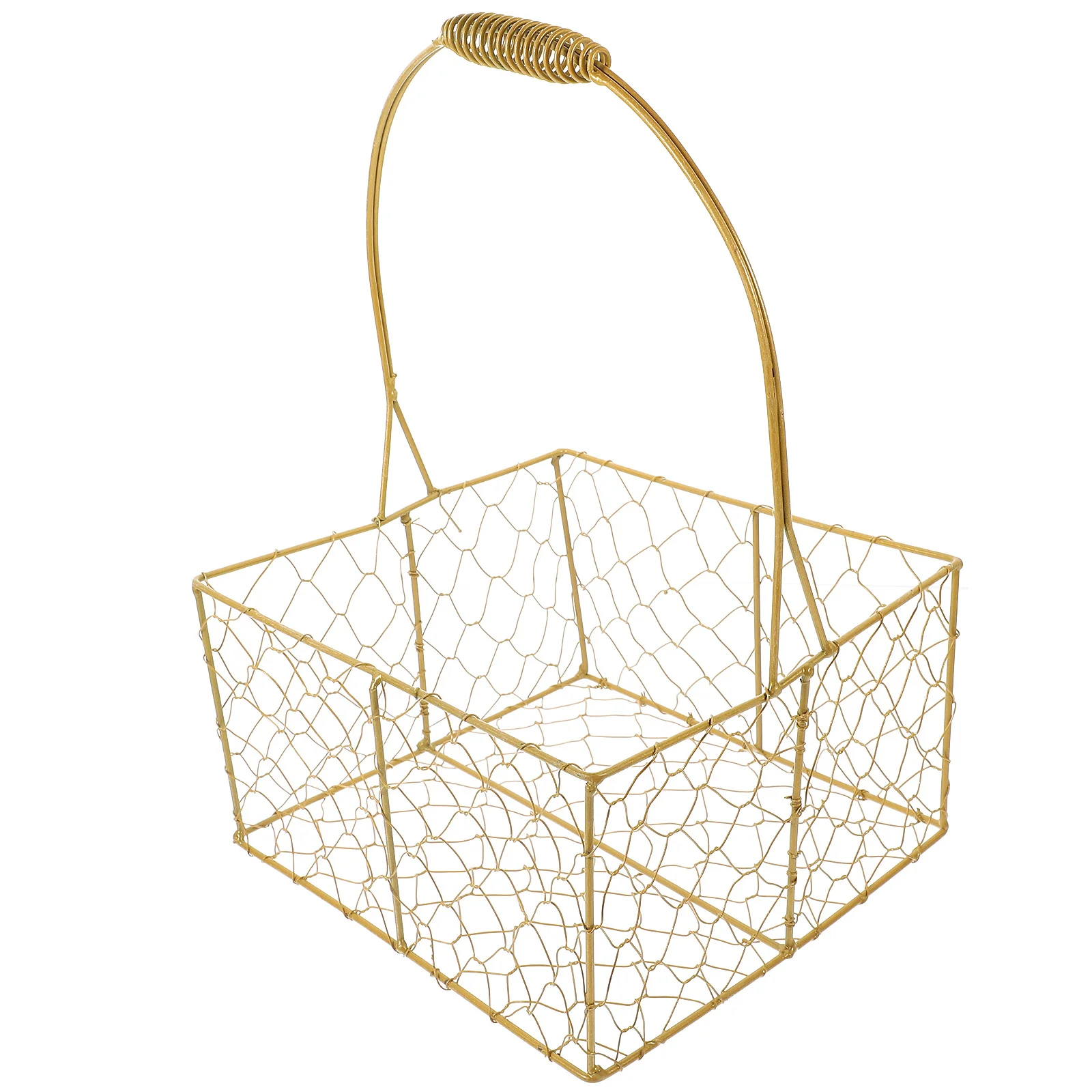 1pc Gold Woven Metal Basket Iron Storage Container For Wedding Party Gift Holder Candy Fruit Snacks Organizer With Handle
1pc Gold Woven Metal Basket Iron Storage Container For Wedding Party Gift Holder Candy Fruit Snacks Organizer With Handle