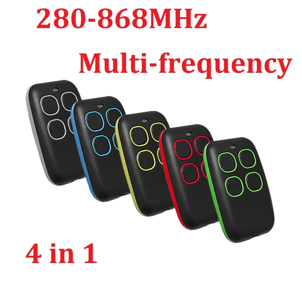 Multi-frequency Universal Garage Control Door Remote Controller 280-868mhz Gate Control 433mhz 315 390 Clone Hand Transmitter
Multi-frequency Universal Garage Control Door Remote Controller 280-868mhz Gate Control 433mhz 315 390 Clone Hand Transmitter