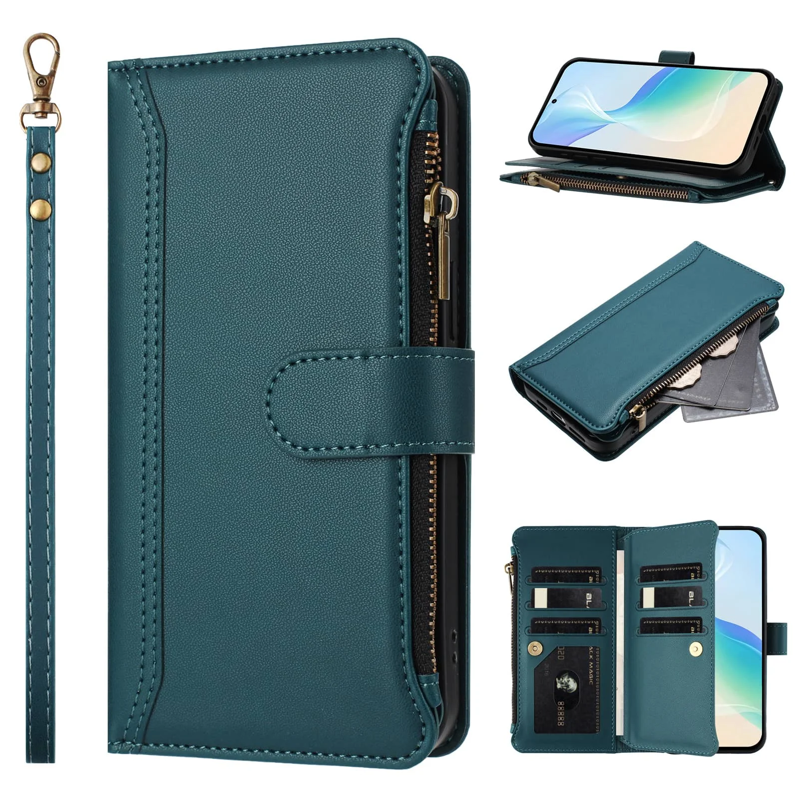 For Samsung Galaxy S25 Edge S24 S23 S22 S21 S20 Ultra S10 Plus Wallet Case, RFID Blocking Case Kickstand Flip Cover Card Holder
For Samsung Galaxy S25 Edge S24 S23 S22 S21 S20 Ultra S10 Plus Wallet Case, RFID Blocking Case Kickstand Flip Cover Card Holder