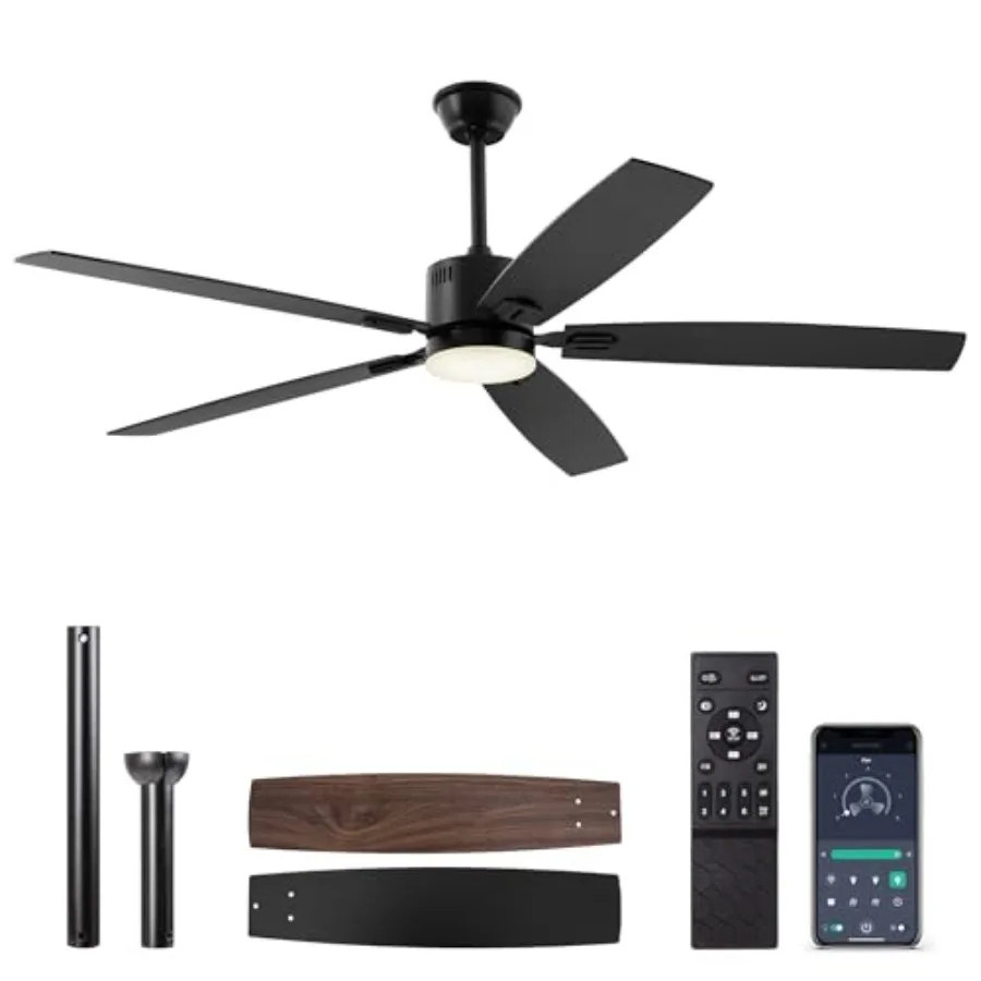 Ceilg Fans with Lights and Remote/APP Control, Low Profile Ceilg Fan with Light, Reversible, Quiet 6 Speeds, Stepless Dimmable,
Ceilg Fans with Lights and Remote/APP Control, Low Profile Ceilg Fan with Light, Reversible, Quiet 6 Speeds, Stepless Dimmable,