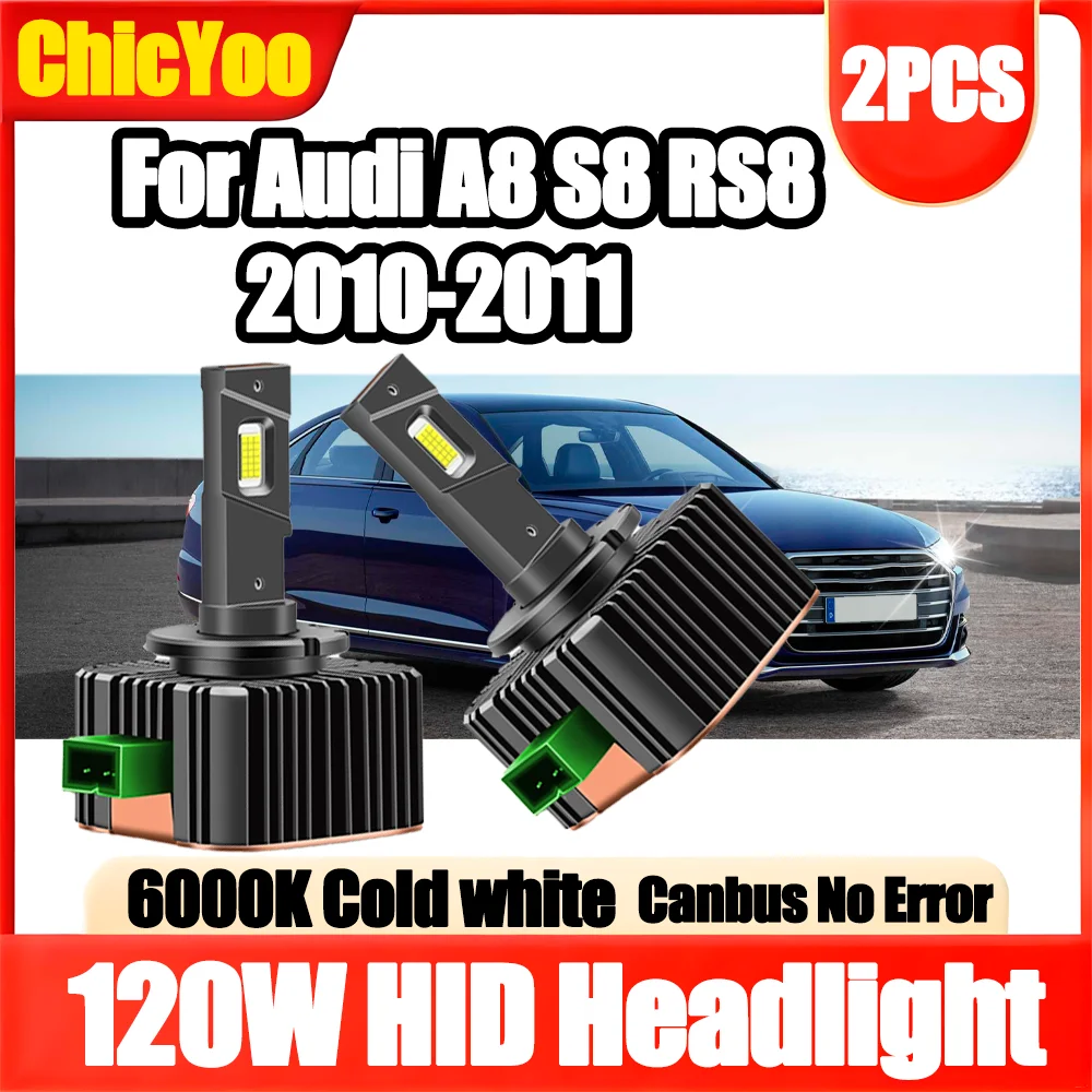 2PCS Car LED Headlights Bulbs Canbus No error 6000K White 30000LM High Power HID Xenon Lamps 12V For Audi A8 S8 RS8 2010-2011
2PCS Car LED Headlights Bulbs Canbus No error 6000K White 30000LM High Power HID Xenon Lamps 12V For Audi A8 S8 RS8 2010-2011