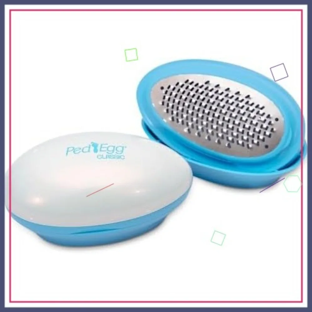 PedEgg Foot File – Traps Shavings Inside, Mess-Free, Painless Callus Remover with Ergonomic Handle for Smooth Feet
PedEgg Foot File – Traps Shavings Inside, Mess-Free, Painless Callus Remover with Ergonomic Handle for Smooth Feet