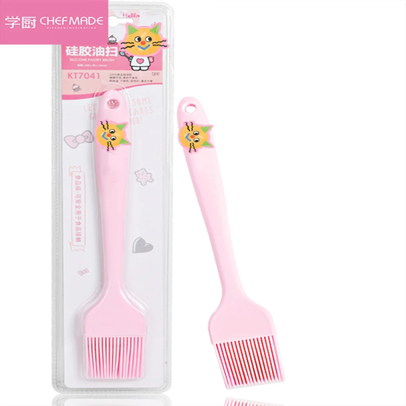 Silicone Oil Brush Pink Cat Cartoon Pattern Kitchen Products Food Grade Silicone Oil Brush Baking Pan Pastry Brush Baking Tools
Silicone Oil Brush Pink Cat Cartoon Pattern Kitchen Products Food Grade Silicone Oil Brush Baking Pan Pastry Brush Baking Tools