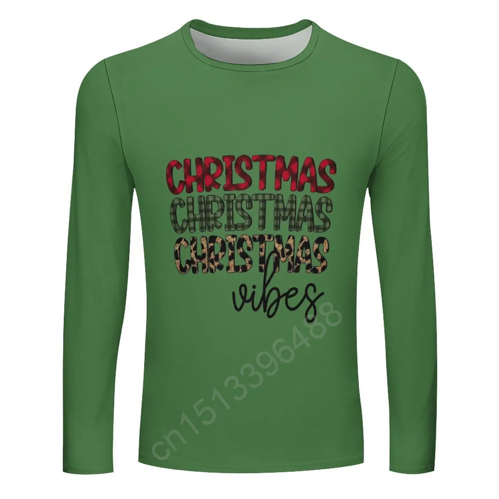 Christmas Vibes 3D Men's Women Round Neck T-shirt Casual Long Sleeve T Shirt Fashion Pullover Trend Men Clothing
Christmas Vibes 3D Men's Women Round Neck T-shirt Casual Long Sleeve T Shirt Fashion Pullover Trend Men Clothing