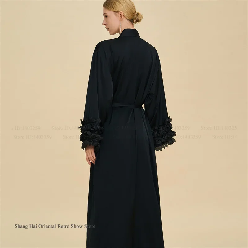 Elegant French Style Bathrobe Kimono Gown Sexy Bride Wedding Long Robe Dress Spring Summer New Sleepwear Loose Ice Silk Homewear
Elegant French Style Bathrobe Kimono Gown Sexy Bride Wedding Long Robe Dress Spring Summer New Sleepwear Loose Ice Silk Homewear