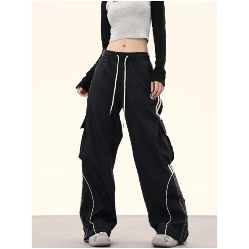Y2k Vintage Streetwear Striped Cargo Pants American Retro Casual High Street Wide Leg Hip Hop Striped Oversize Straight Trousers
Y2k Vintage Streetwear Striped Cargo Pants American Retro Casual High Street Wide Leg Hip Hop Striped Oversize Straight Trousers