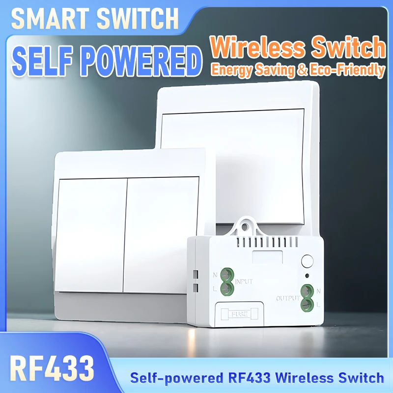 Беспроводной переключатель RF433 с автономным питанием, дистанционное управление, умный переключатель «сделай сам», без подчистки, 1/2, бесплатная паста, ремонт лампы
Беспроводной переключатель RF433 с автономным питанием, дистанционное управление, умный переключатель «сделай сам», без подчистки, 1/2, бесплатная паста, ремонт лампы