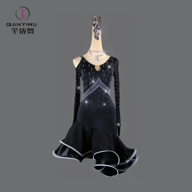 Latin Dance Skirt Performance Sports Outfit Women Stage Dress Line Suit Competition Clothing 2024 Girls Stand Ball Party Costume
Latin Dance Skirt Performance Sports Outfit Women Stage Dress Line Suit Competition Clothing 2024 Girls Stand Ball Party Costume