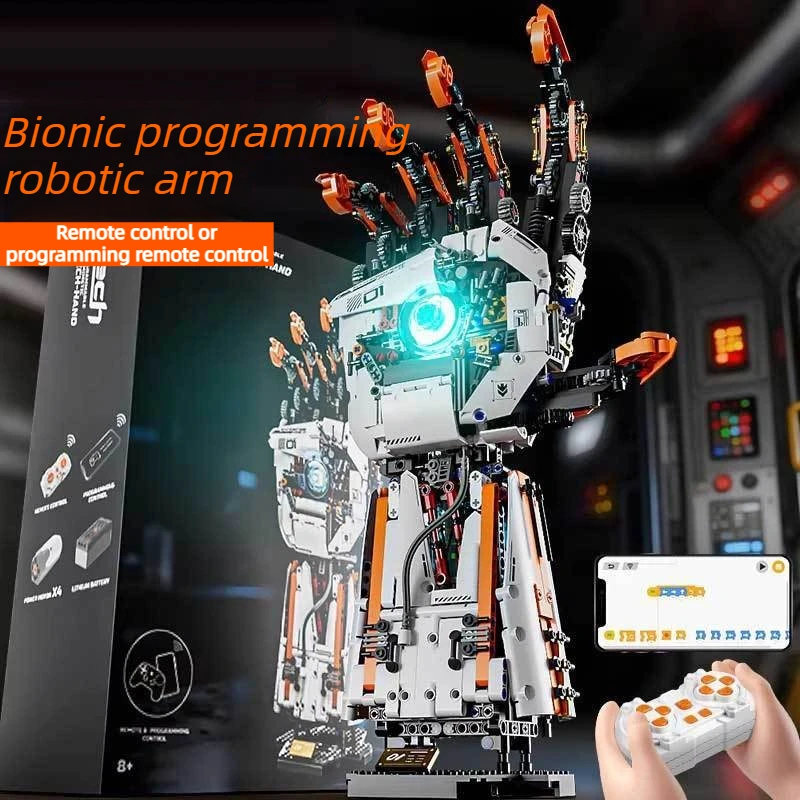 Programmable Mechanical Hand Building Blocks Set Movable Fingers Joints DIY Assembly Bricks Kit Blocks Toy for Adults Kids
Programmable Mechanical Hand Building Blocks Set Movable Fingers Joints DIY Assembly Bricks Kit Blocks Toy for Adults Kids