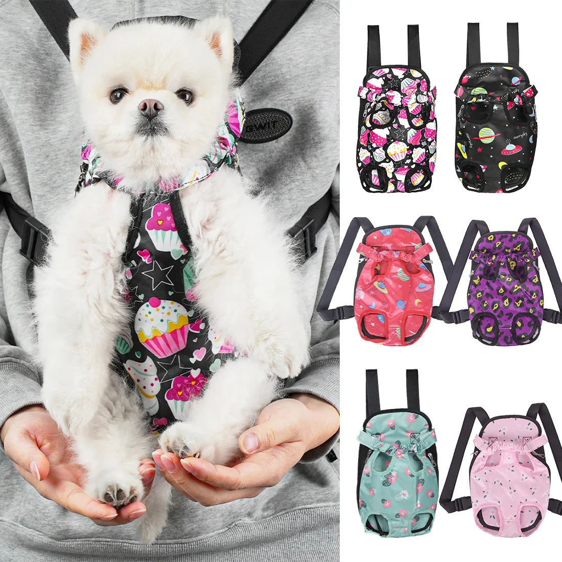 1PCPet Carrier Backpack, Adjustable Pet Front Cat Dog Travel Bag for Traveling Hiking Camping for Small Medium Dogs Cats Puppies
1PCPet Carrier Backpack, Adjustable Pet Front Cat Dog Travel Bag for Traveling Hiking Camping for Small Medium Dogs Cats Puppies