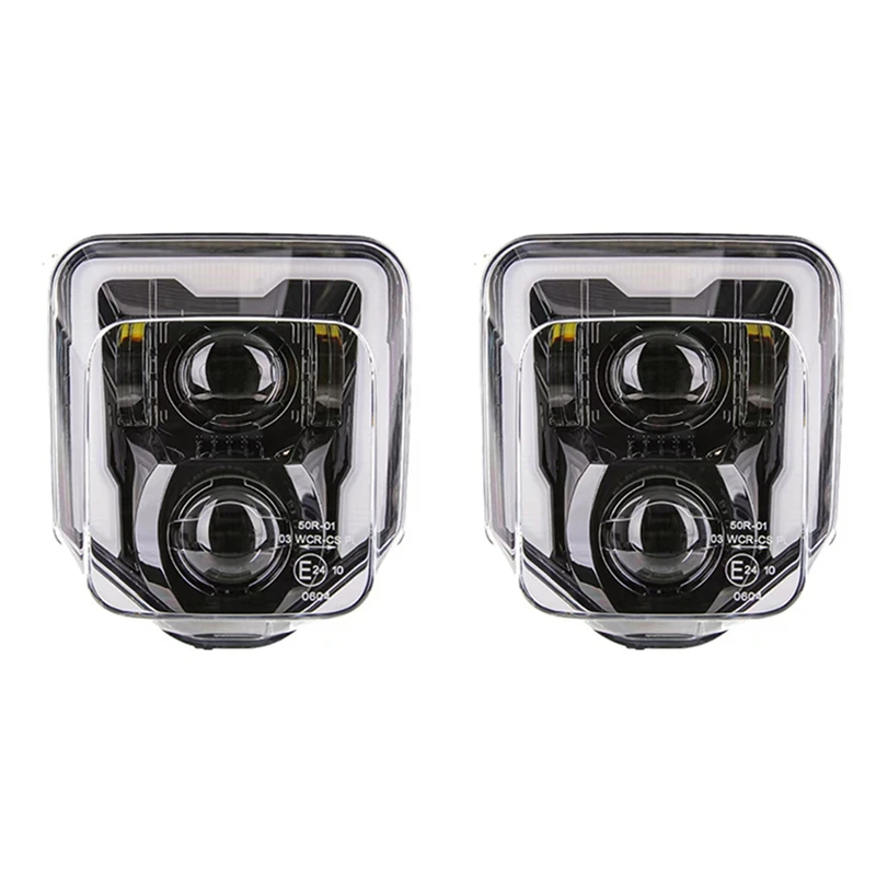 2X Motorcycle Headlight For Husqvarna 125 250 300 501 701 250I 300I FE250 FE350 Dirt Bike Enduro LED Light
2X Motorcycle Headlight For Husqvarna 125 250 300 501 701 250I 300I FE250 FE350 Dirt Bike Enduro LED Light