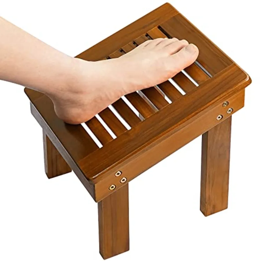 Teak Wood Shower Foot Stool for Shaving Legs Sturdy Shower Foot Rest for Shower Shaving Wooden Shower Foot Step for Bathroom
Teak Wood Shower Foot Stool for Shaving Legs Sturdy Shower Foot Rest for Shower Shaving Wooden Shower Foot Step for Bathroom