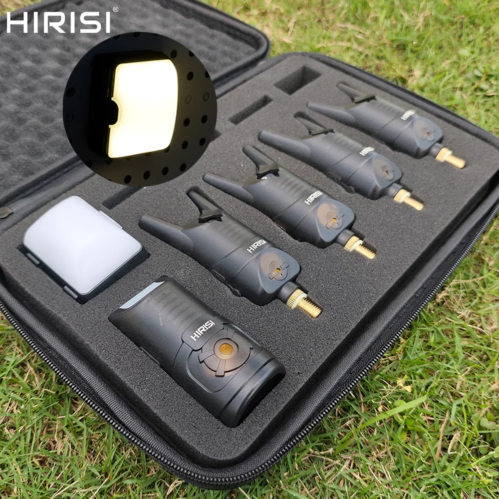 Hirisi S1A-4D Carp Bite Alarm Camping Light Set Adjustable Sensitivity Volume Tone Night Fishing Carp Angling Tools
Hirisi S1A-4D Carp Bite Alarm Camping Light Set Adjustable Sensitivity Volume Tone Night Fishing Carp Angling Tools