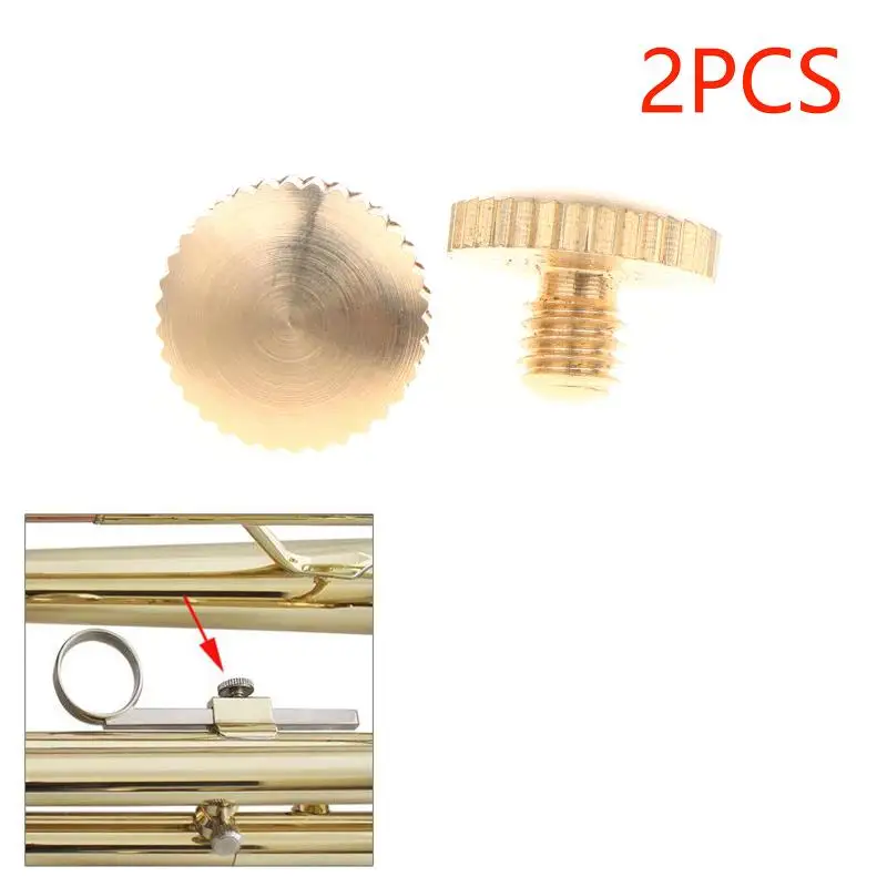 2Pcs 10*8*4mm Sax Brass Screws Finger Ring Screws For Bb Trumpet Alto Horn M4 Instrument Parts
2Pcs 10*8*4mm Sax Brass Screws Finger Ring Screws For Bb Trumpet Alto Horn M4 Instrument Parts