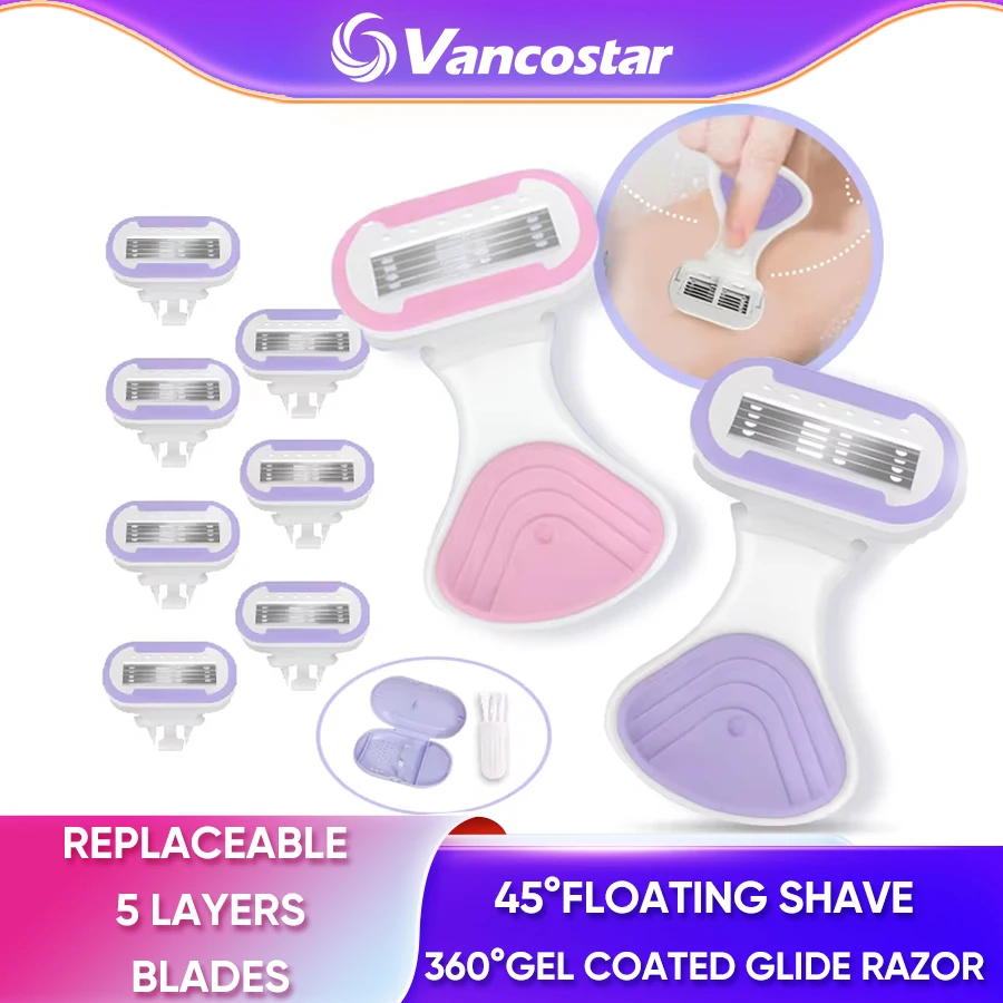 5-лезвийная бритва для чувствительной кожи, сменная заправка, плавающая смазка, триммер с нескользящей ручкой и дорожной коробкой, бритва для волос
5-лезвийная бритва для чувствительной кожи, сменная заправка, плавающая смазка, триммер с нескользящей ручкой и дорожной коробкой, бритва для волос