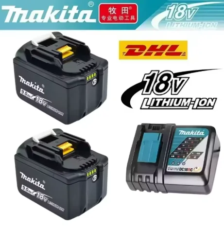 Rechargeable Battery for Makita Original 18V 9.0Ah Li-ion drill Replacement Portable tools Battery BL1860 BL1830 BL1850 BL1860B
Rechargeable Battery for Makita Original 18V 9.0Ah Li-ion drill Replacement Portable tools Battery BL1860 BL1830 BL1850 BL1860B